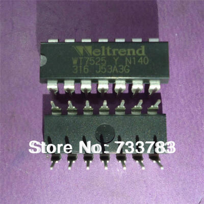 

10pcs/lot WT7525-Y-N140 WT7525YN140 WT7525 Y N140 WT7525N140 DIP-14