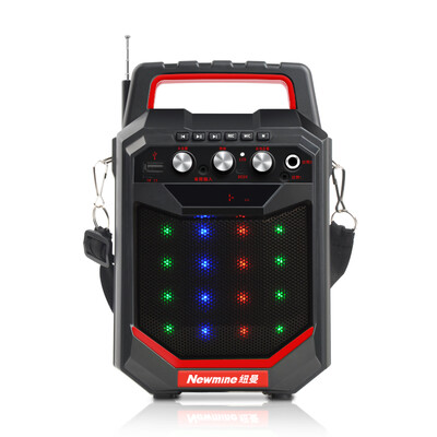 

Newman K66 Outdoor High Power Square Dance Аудио сабвуфер Bluetooth Портативная акустическая система Динамик громкоговорителя Красный