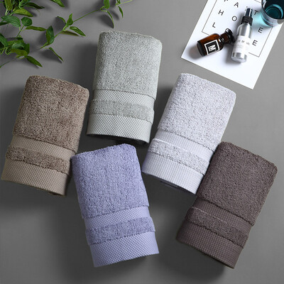 

LENCIER towel home textile five-star hotel ebony long-staple suede towel cotton absorbent face towel vine purple 180g 7540cm