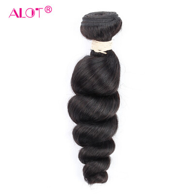 

Alot Peruvian hair fashion human hair extension lot Loose Wave 1 bundle mink virgin hair