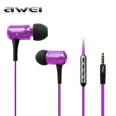 

ts-130vi 3.5mm металла стерео шум изоляции hi - fi в уши наушники музыку гарнитуры наушники с микрофоном тяжелых басс