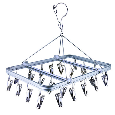 

Jiashi&non-slip stainless steel 20 clip drying rack drying rack JH620A