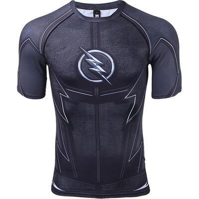 

Funny MMA 3D T Shirts Gray Flash T-Shirts Men&39s Sports T-shirt Sports T-shirt Cosplay Compression Shirts jogging Men with short sleeves