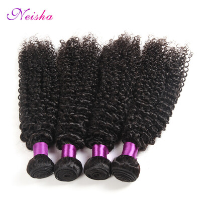 

Neisha Malaysian Afro Kinky Curly Hair 8A Grade Unprocessed Human Hair Weave Bundles 4 Bundles Deal Malaysian Virgin Hair Curly