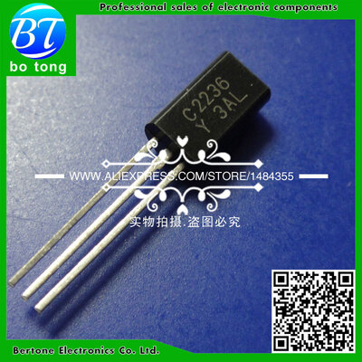 

Free shipping 200PCS 2SC2236 C2236 NPN Transistor TO-92L 30V 1.5A Triode Transistor Power