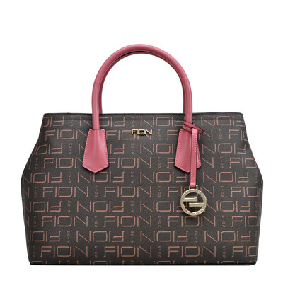 

FIONFiian leisure fashion wings bag womens European&American large-capacity PVC handbag Messenger bag FAAFPLL071BRNCML01 brown camel