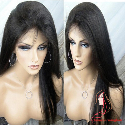 

Pre Plucked Human Hair Wigs For Black Women Silky Straight Lace Front Wigs Brazilian Virgin Hair Lace Wig With Baby Hair