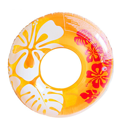 

INTEX Hibiscus Flower Float Adult Swim Ring Diameter 91 Orange