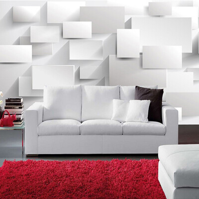 

Современные 3D Большие обои Mural Гостиная Диван Box 3D Cube Обои Фрески Искусство Спальня Телевизор Заставка 3D Mural Обои Custom