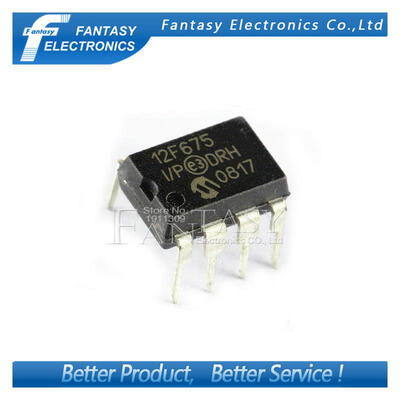 

20PCS PIC12F675-IP DIP8 PIC12F675-I DIP PIC12F675 12F675 new&original IC free shipping