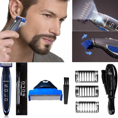 

Hot New Mens Razor Micro Touch SOLO Rechargeable Trims Edges SMART Razor Shaver Razor