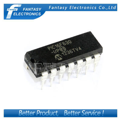 

50PCS PIC16F630-I/P DIP14 PIC16F630-I DIP PIC16F630 new and original IC free shipping