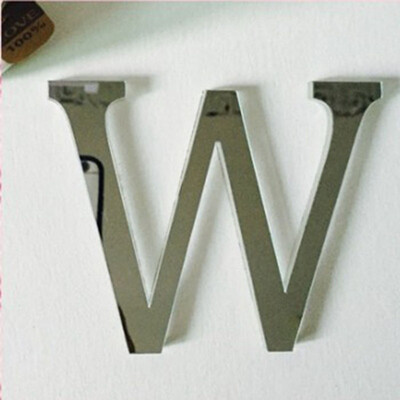 

20cmx14cmx12cmthick Big Size Wedding LOVE Letters Home decoration English 3D mirror wall Stickers Adhesive Alphabet For wall