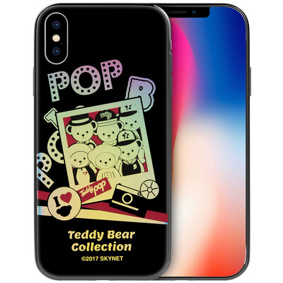 

Teddy Collection Apple iPhoneX Mobile Shell Apple 10 Cover Gradient Laser Transparent Silicone Anti-throw Soft Shell Teddy Family