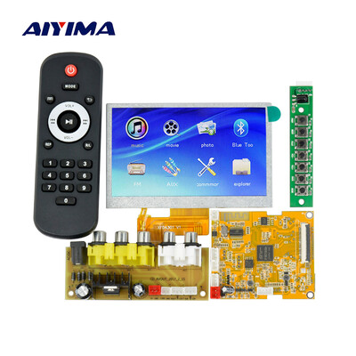 

Aiyima LCD Lossless Bluetooth Decoder Board DC5V DTS FLAC APE AC3 WAV MP3 Decoder Board Decode Board