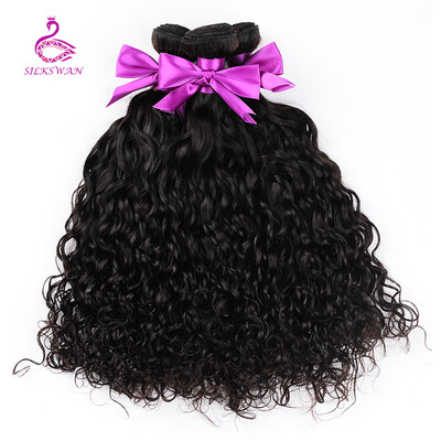 

Silkswan Brazilian Kinky Curly Hair 100 Human Remy Hair Bundles Natural Color Hair 8-28inch Free Shipping