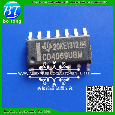 

200pcs free shipping CD4069BM CD4069 HEF4069BT HEF4069 SOP-14