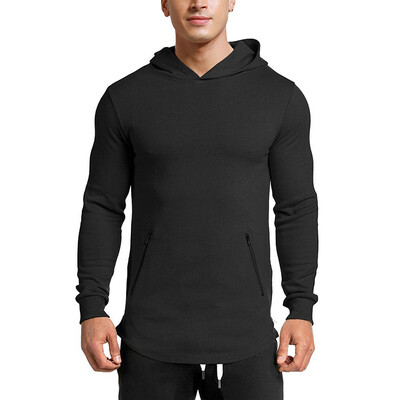 

MECH-ENG Mens Sweatshirt Hoodie Active Hoodie Workout SweatshirtTraining Sports Pullover With Zipper Pockets in 5 Colors