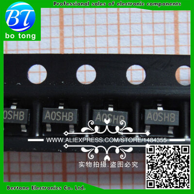 

50pcs free shipping SI2300DS SI2300 SI2300DS-T1-GE3 SOT23-3 MOSFET 30V 3.6A N-CH MOSFET