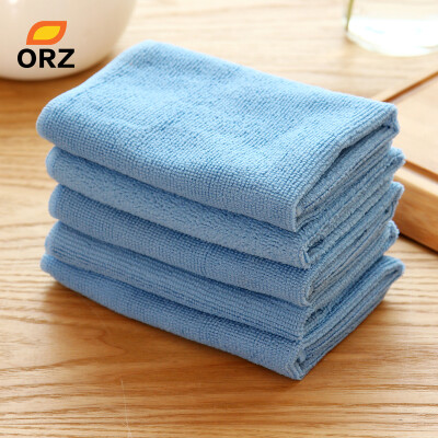 

ORZ 5PCS Microfiber Cleaning Towels Kitchen Cleaner Rags Bath Auto Cleaner Towel