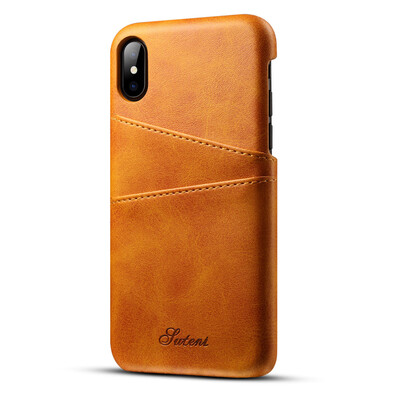 

Sportler leather iphone case iphone X8 plus7 plus6s HUAWEI mate 10 shell creative cover card sleeve