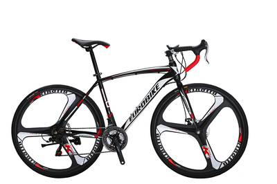 

EUROBIKE 700C Road BIKE Shimano 21 Speed ​​Racing Велосипед Дисковые тормоза 21 Gears 49cm