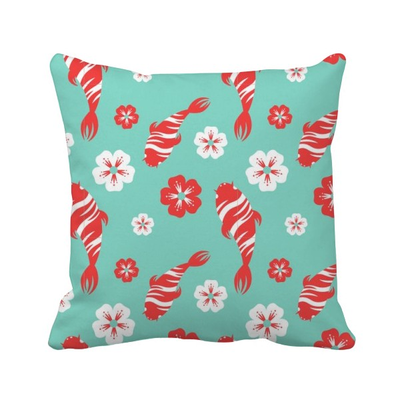 

Sakura Repeat Japan Pattern Square Throw Pillow Insert Cushion Cover Home Sofa Decor Gift