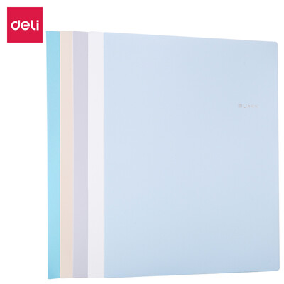 

Deli deli music series 6 grid A4 file set pocket folder single color random 72419