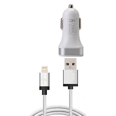 

FirstSeller МФО USB Синхронизация данных зарядное устройство кабель Lightning + 5В 5г 3.6 В мини пуля двойной ед адаптер зарядного устройства для iPad GPS для ПК от iphone5/6