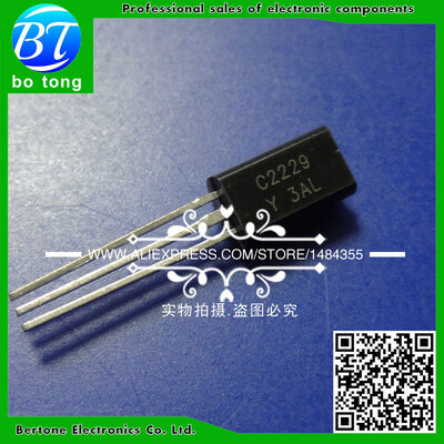 

Free Shipping 200pcslot 2SC2229 2SC2229-Y C2229 TOS TO-92L 100 NEW