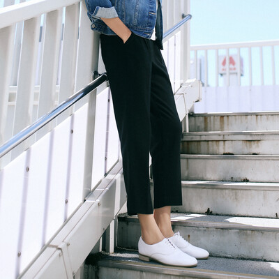 

And with pure Raincun S2352 black harem pants female suit was thin casual elastic waist nine points pants black 29 S2352H029