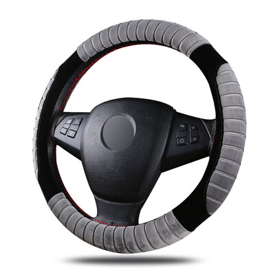 

Antarctic Nanjiren car steering wheel cover winter plush steering wheel cover winter set classic black