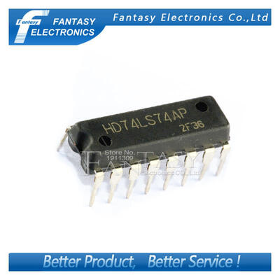 

5PCS HD74LS74AP DIP14 HD74LS74 DIP SN74LS74AN 74LS74 new and original IC free shipping