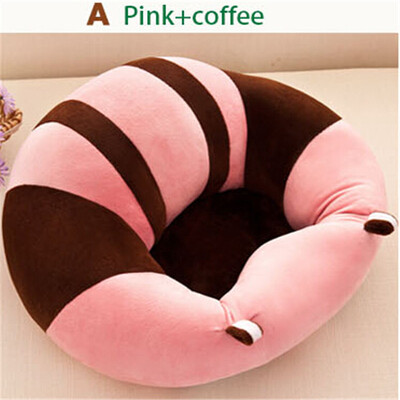 

Big Size Plush Baby Seat Soft Stuffed Infant Learn Sit Sofa Chair Safe Baby Feeding Seat for Lunch Dinner Plush Educational Toys