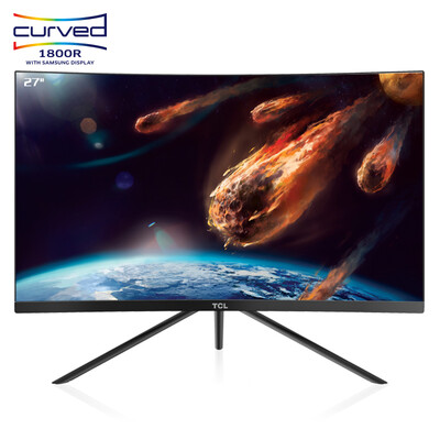 

TCL T27M7C 27-дюймовый поверхностный анти-Blu-ray 1800R не мигает дисплеем высокой четкости