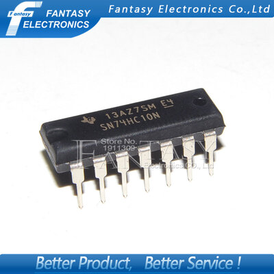 

10PCS SN74HC10N DIP14 SN74HC10 DIP 74HC10N 74HC10 new and original IC free shipping