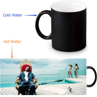 

Snoop Doggy 350ml12oz Heat Reveal Mug Color Change Coffee Cup Sensitive Morphing Mugs Magic Mug Milk Tea Cups