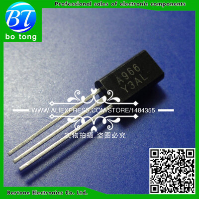 

Free shipping A966 2SA966Y PNP Transistor TO-92L Triode Transistor 50 pcs/bag sold by bag