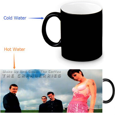 

The Cranberries 350ml12oz Heat Reveal Mug Color Change Coffee Cup Sensitive Morphing Mugs Magic Mug Milk Tea Cups