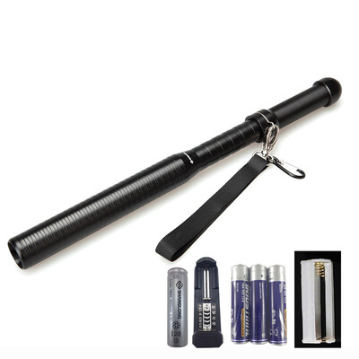 

Shanglong outdoor CREE R2 metal light baseball self-defense flashlight set adventure emergency third gear dimming belt lithium battery charger SL-E39