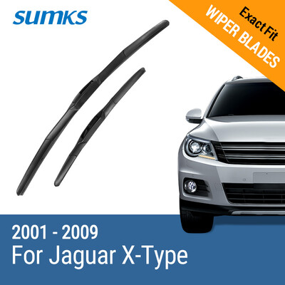 

SUMKS Wiper Blades for Jaguar X-Type 22"&19" Fit Hook Arms 2001 2002 2003 2004 2005 2006 2007 2008 2009