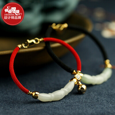 

Phoenix Nirvana красная строка браслет женская пара была оригинальна национальный ветер ретро простота мужской подарок ручной работы, чтобы дать в качестве подарков лотоса колокола в случае женских моделей