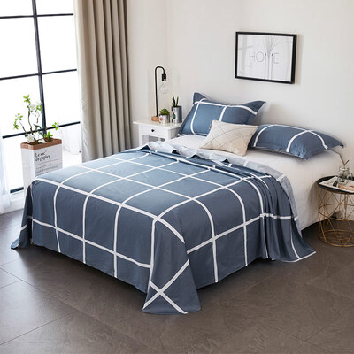 

Hongrui cotton quilt sheet increased double cotton sheets single piece 230250cm 1518 meters bed universal leisure afternoon
