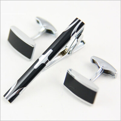 

Yoursfs® Men Classic Stainless Steel Wedding Engagement Cuff Links and Tie Clip Set