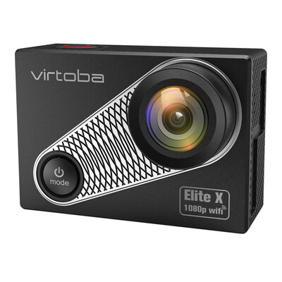 

Virtoba Elite X iCatch SPCA6330M GC4603 2.0-дюймовая жидкокристаллическая видеокамера WiFi 1080P 30FPS 170 градусов Широкий угол - черный