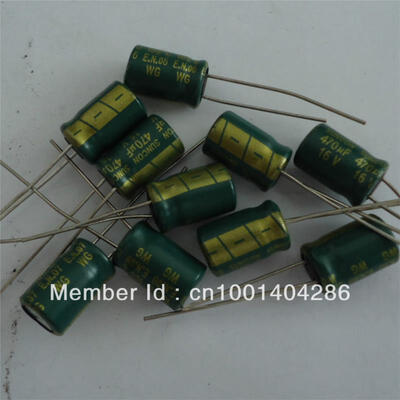 

100pcslot High quality electrolytic capacitor 470UF 16V