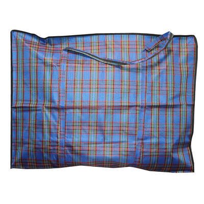 

Youjialiangpin Oxford cloth storage bag sorting bag moving bag moving packing bag large blue grid 2 Pack