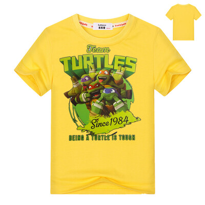 

Ninja Turtles Boys T-Shirts Tee 2018 Summer Short Sleeve Funny t Shirts Kids Cartoon Print Tops Девушки Аниме TShirts 3-13y