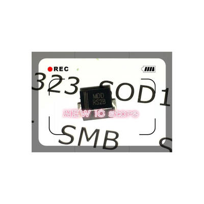 

50pcs/lot VISHAY RS2B RS2B-E3 RS2B-E3/52T DIODE Rectifier Fast Recovery 2A 100V DO-214AA SMB
