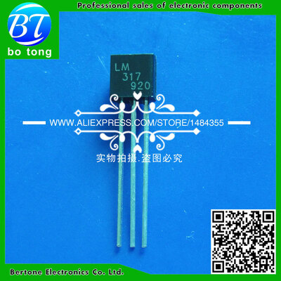 

100PCS LM317 LM317L Voltage Regulator 1.2V to 37V 100mA 0.1A TO-92 Package